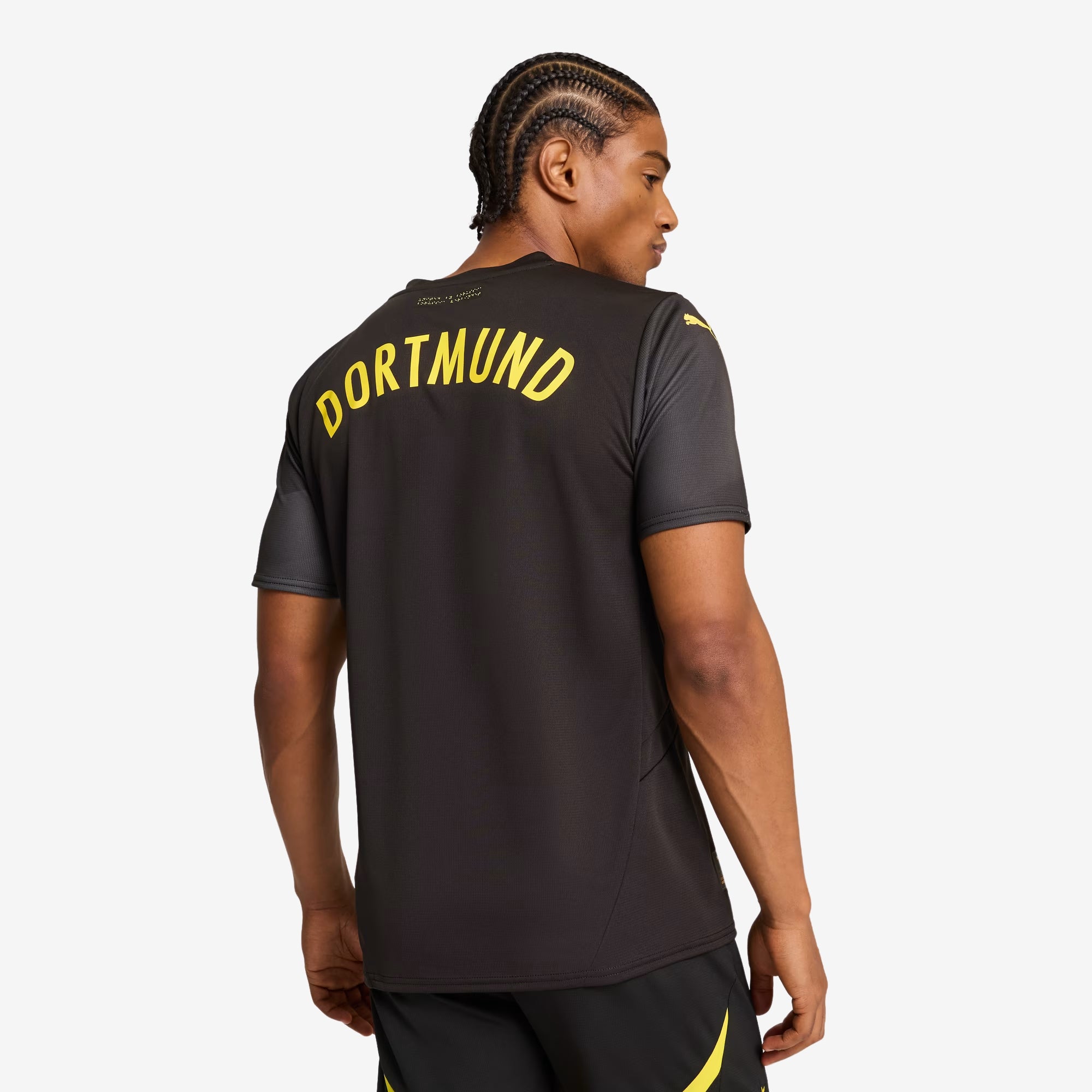 PUMA Borussia Dortmund 2024/25 Stadium Away Jersey - Authentic Football Soccer Shirt for Fans & Players - Perfect for Matchdays, Training & Casual Wear