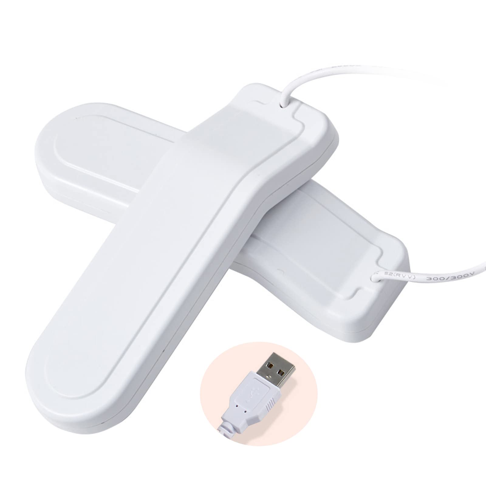 NUEAYMS Portable Boot Dryer - USB Electric Shoe Dryer with Intelligent Timer for Fast Drying - Perfect for Hiking, Skiing, and Wet Weather Footwear Care