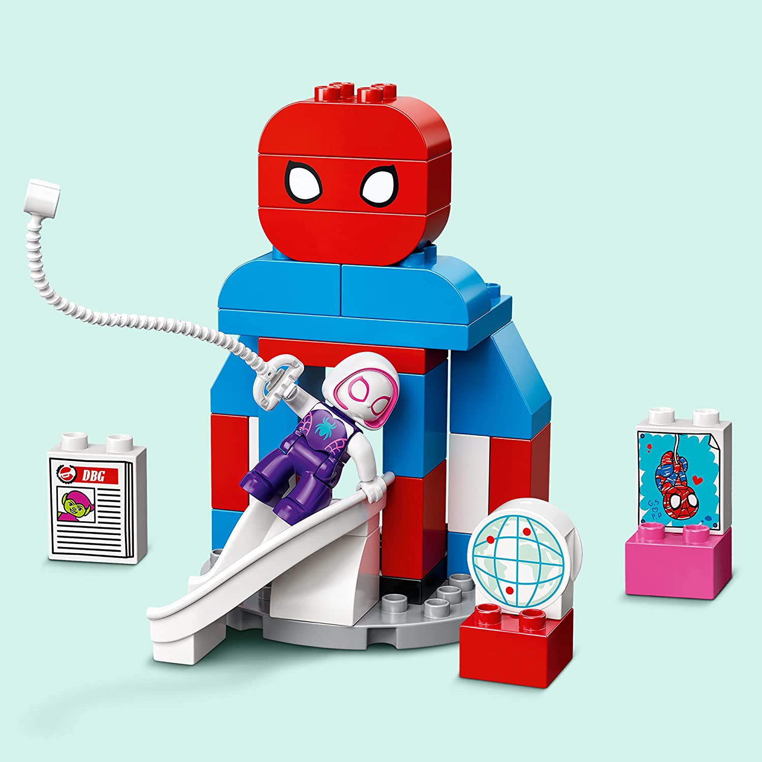 LEGO DUPLO Marvel Spider-Man Headquarters 10940 Building Toy Set for Kids Ages 2-5 - Superhero Playset with Spider-Man & Friends - Perfect for Pretend Play & Early Learning