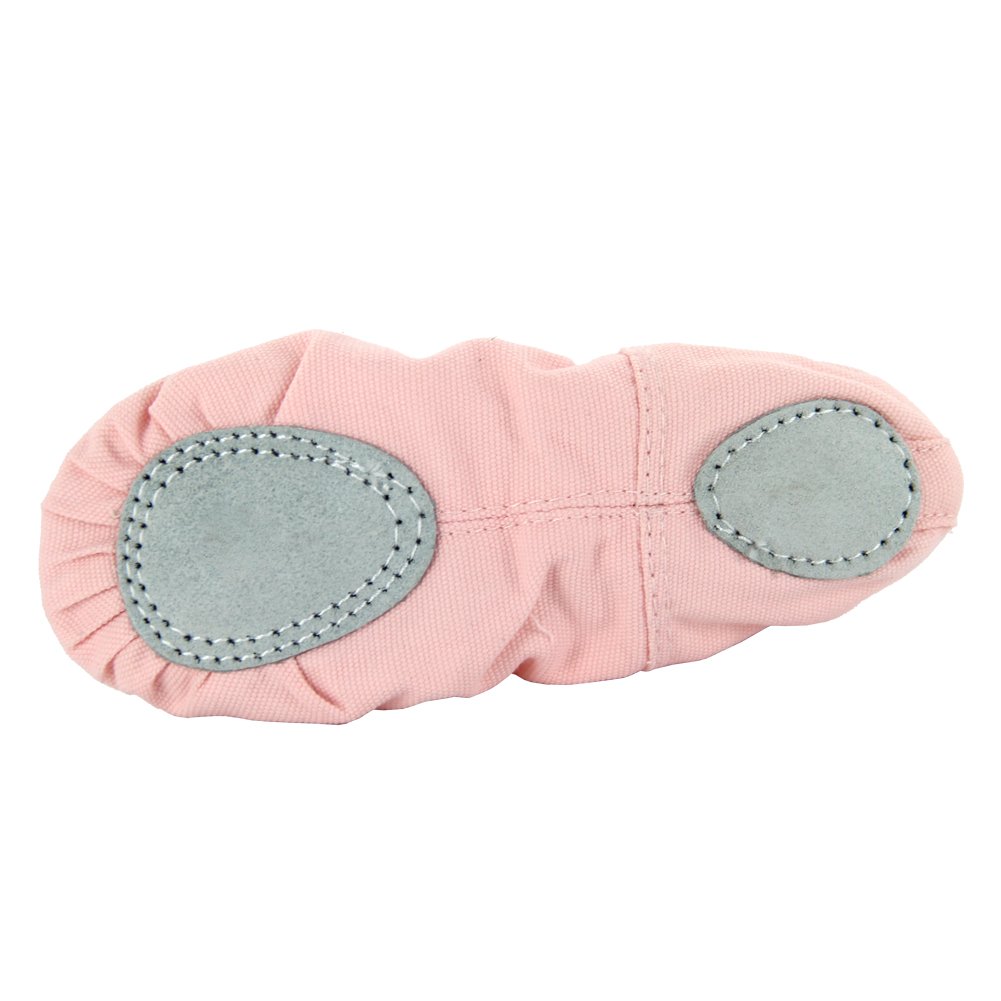 MSMAX Professional Canvas Ballet Slippers for Dance Practice - Comfortable Ballet Flats for Girls, Boys & Women - Perfect for Ballet Class, Recitals & Dance Training