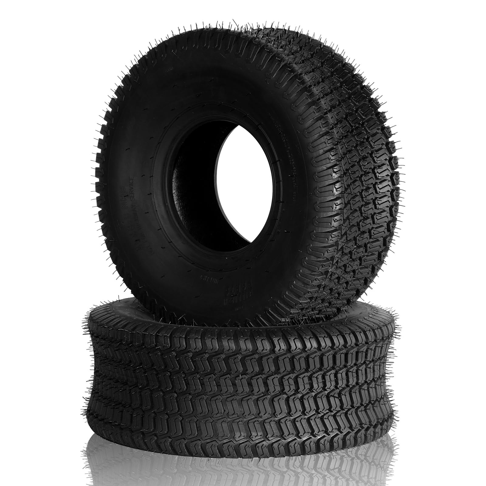 **20x8.00-8 Lawn Mower Tires - 4 Ply Tubeless Garden Tractor Turf Tires (Set of 2) - Perfect for Lawn Care, Landscaping & Outdoor Maintenance**