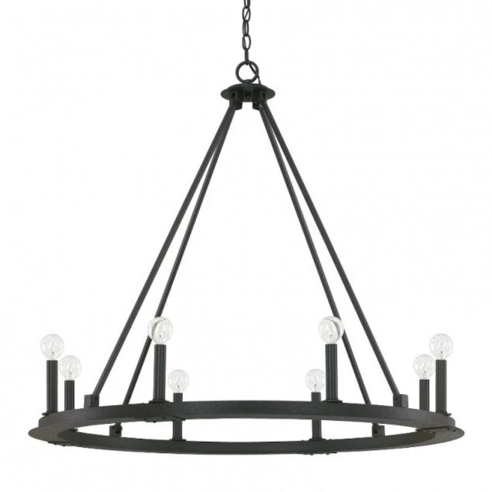 Elegant Elm Wood Chandelier - Handcrafted Rustic Ceiling Light Fixture for Dining Room, Bedroom, and Living Room Decor
