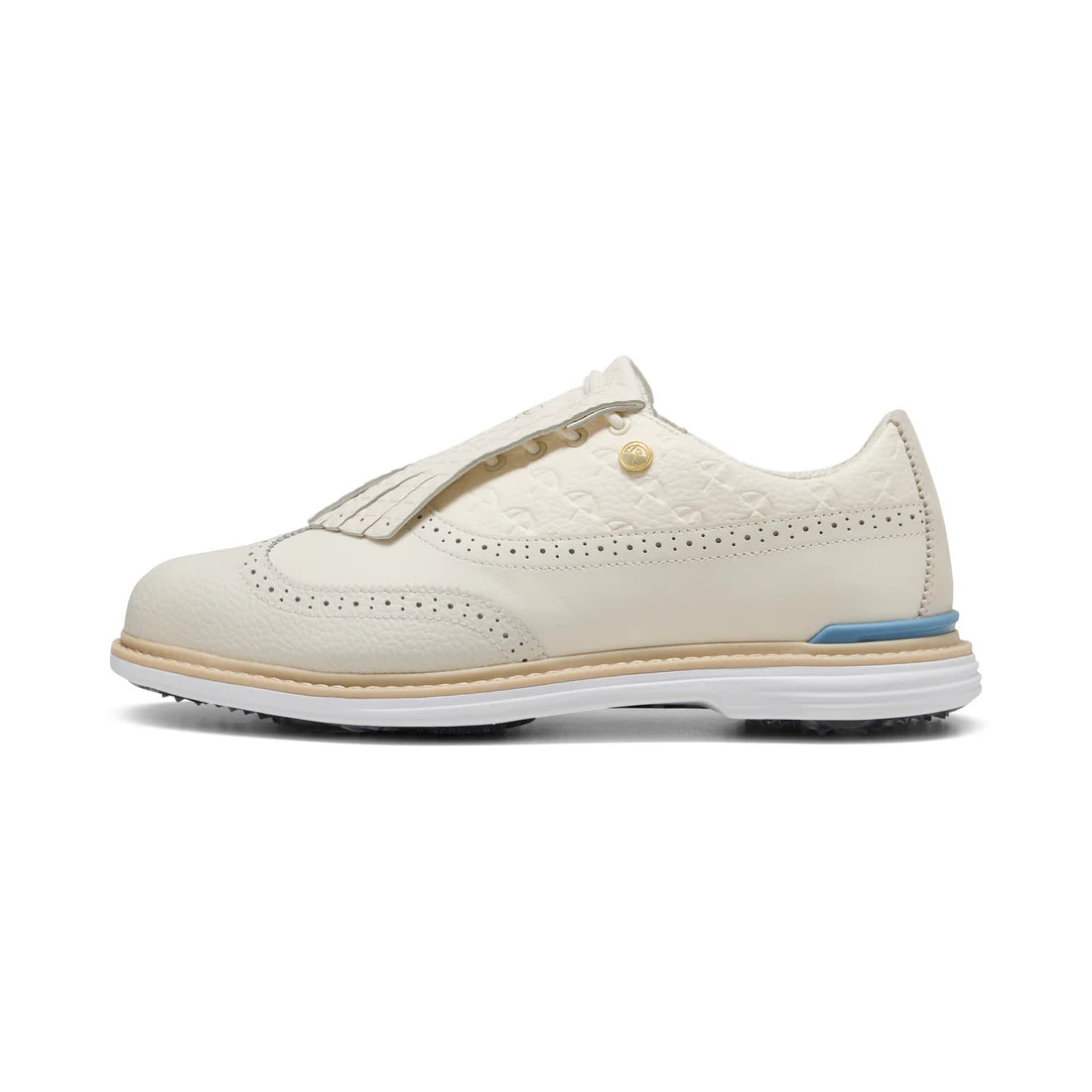 Puma X Arnold Palmer Royale Sneakers - Frosted Ivory & Zen Blue - Men's Casual Shoes for Walking, Running & Gym - Comfortable & Stylish Athletic Footwear