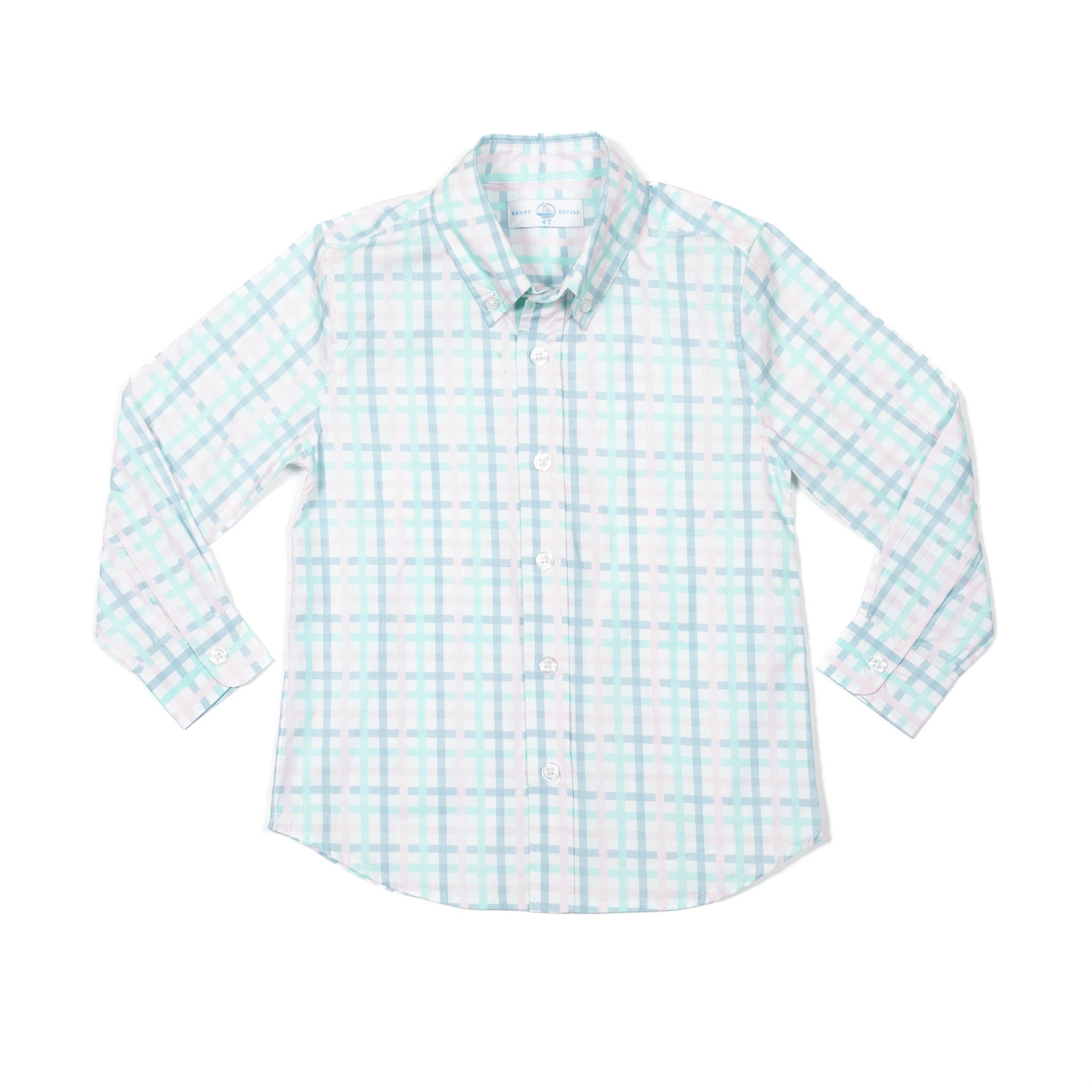 Bennett Button Down Shirt for Men - Soft Pastel Plaid Casual Shirt | Perfect for Office, Date Night & Spring Outfits