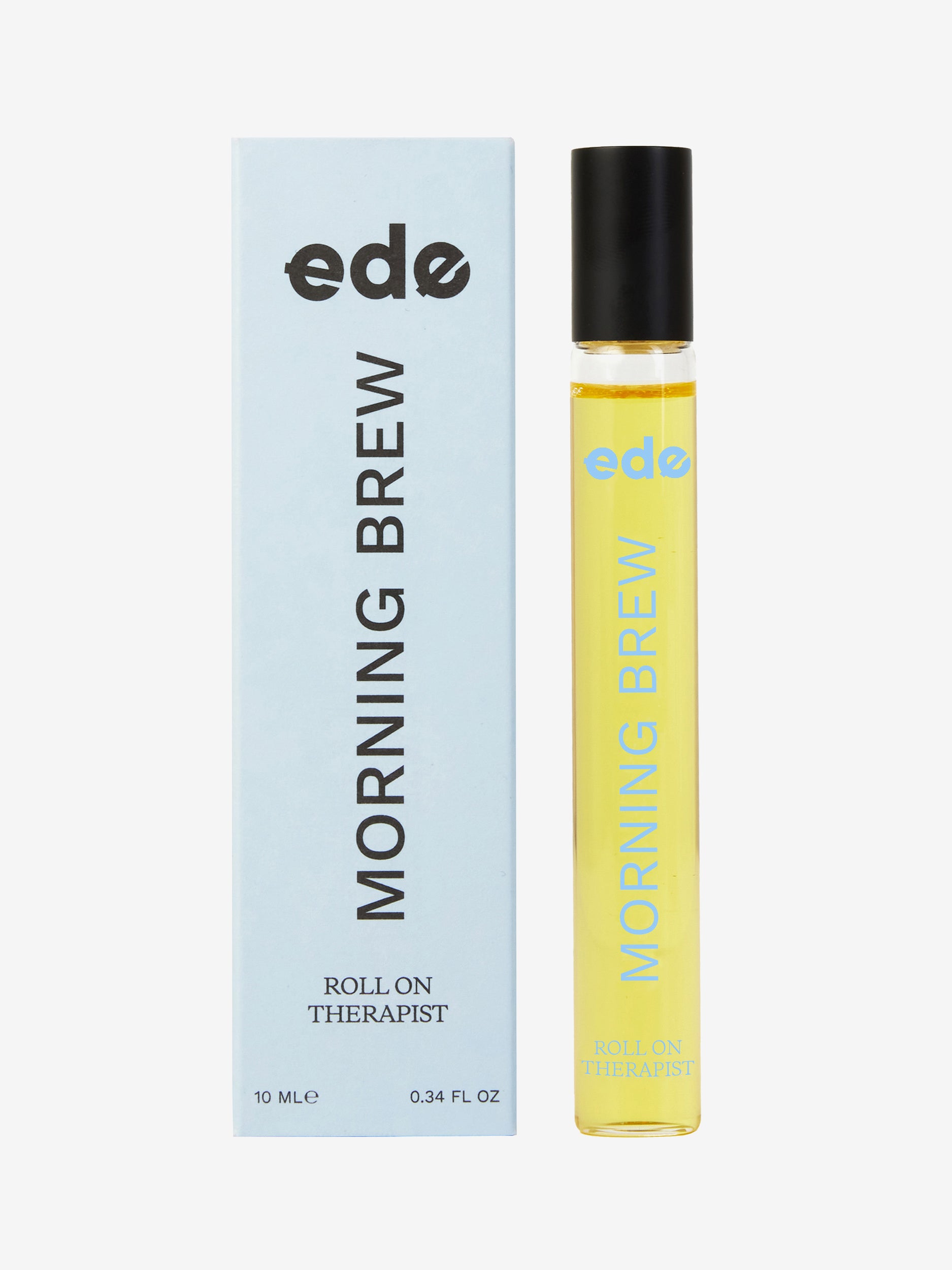 Morning Brew Essential Oil Roll On for Stress Relief - Aromatherapy Roller for Relaxation, Focus & Sleep - Perfect for Home, Office & Travel