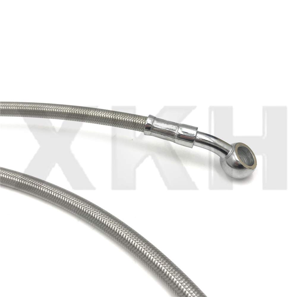 SMT Chrome Upper Front Brake Line +8
