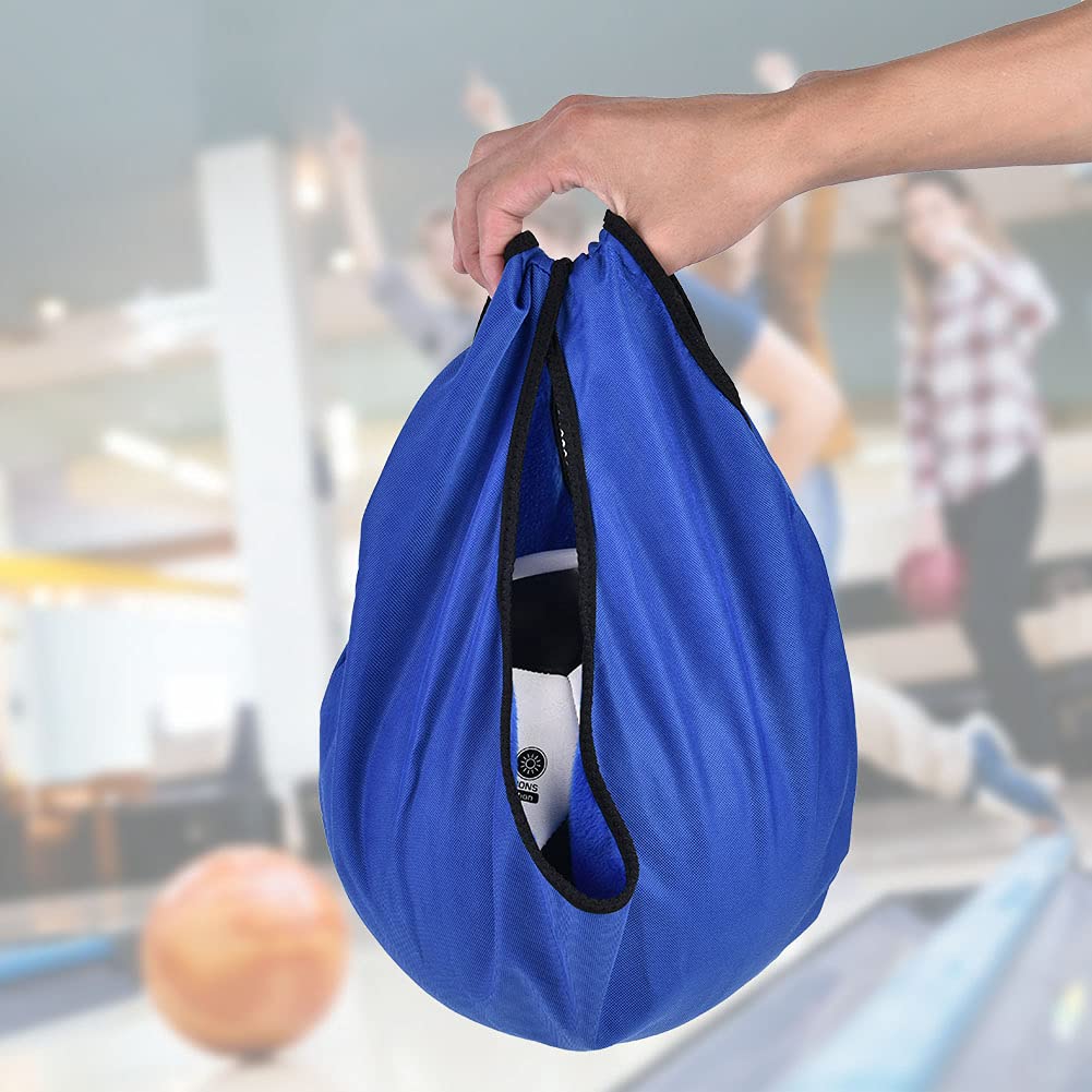 Portable Lightweight Bowling Ball Bag with Cleaner Pouch & Towel - Durable Bowling Ball Carrier for Gym, League Play & Practice - Perfect for Bowling Enthusiasts & Athletes