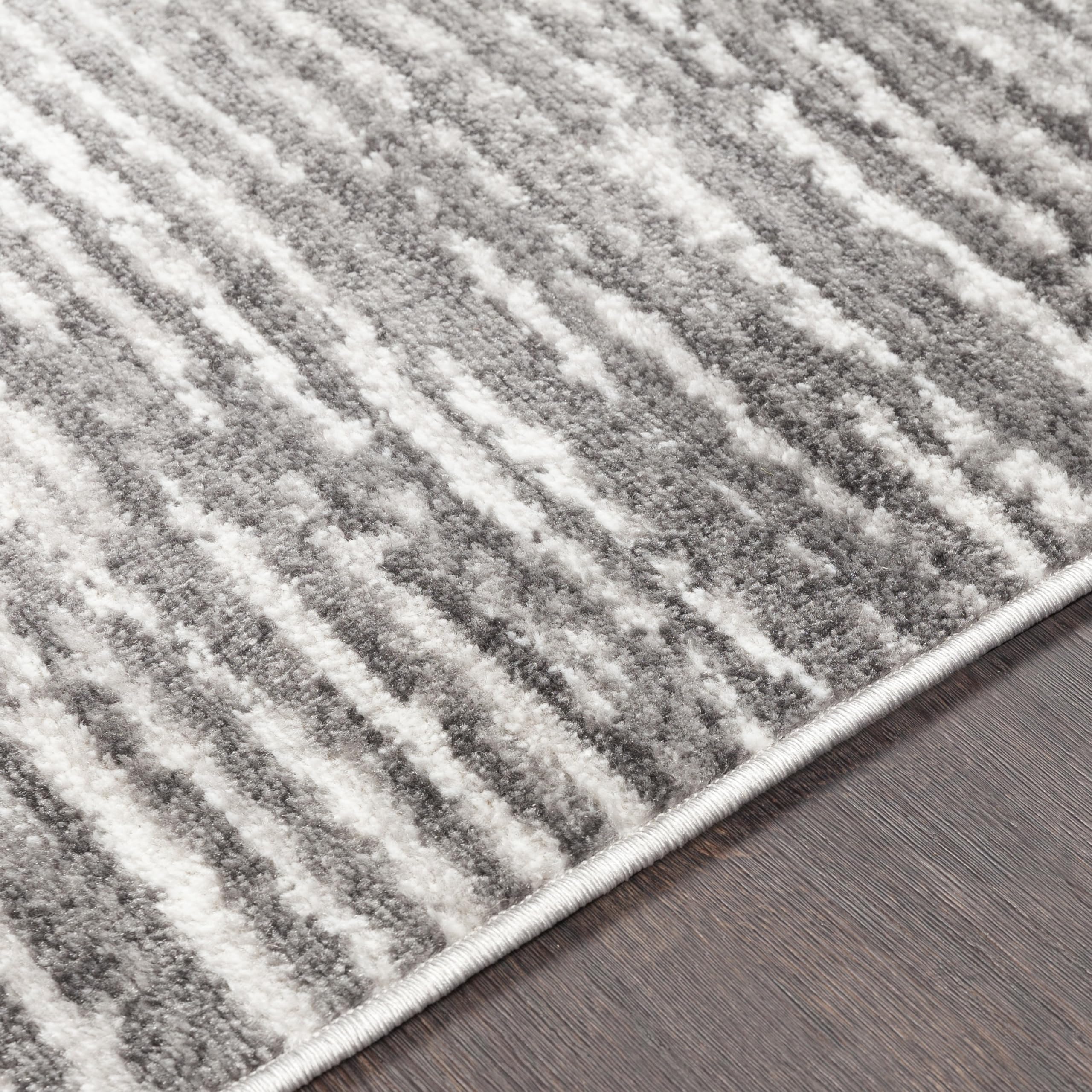 Mark&Day Delisle Modern Light Gray Square Area Rug 5'3