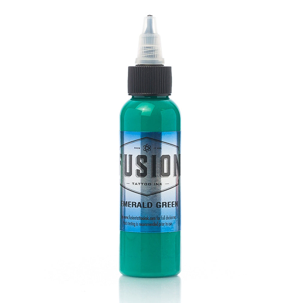 Premium Emerald Green Fusion Tattoo Ink - Professional Body Art Pigment (Various Sizes) - Perfect for Tattoo Artists & Permanent Makeup