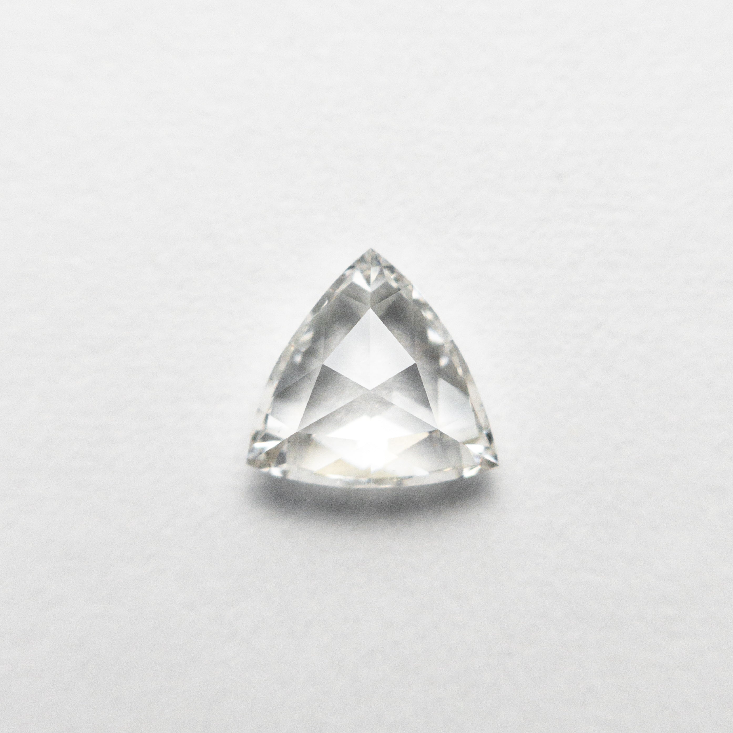 0.66ct Trillion Rose Cut Diamond (5.93x6.04x2.44mm) VS2 H Color - Ideal for Engagement Rings & Fine Jewelry Making