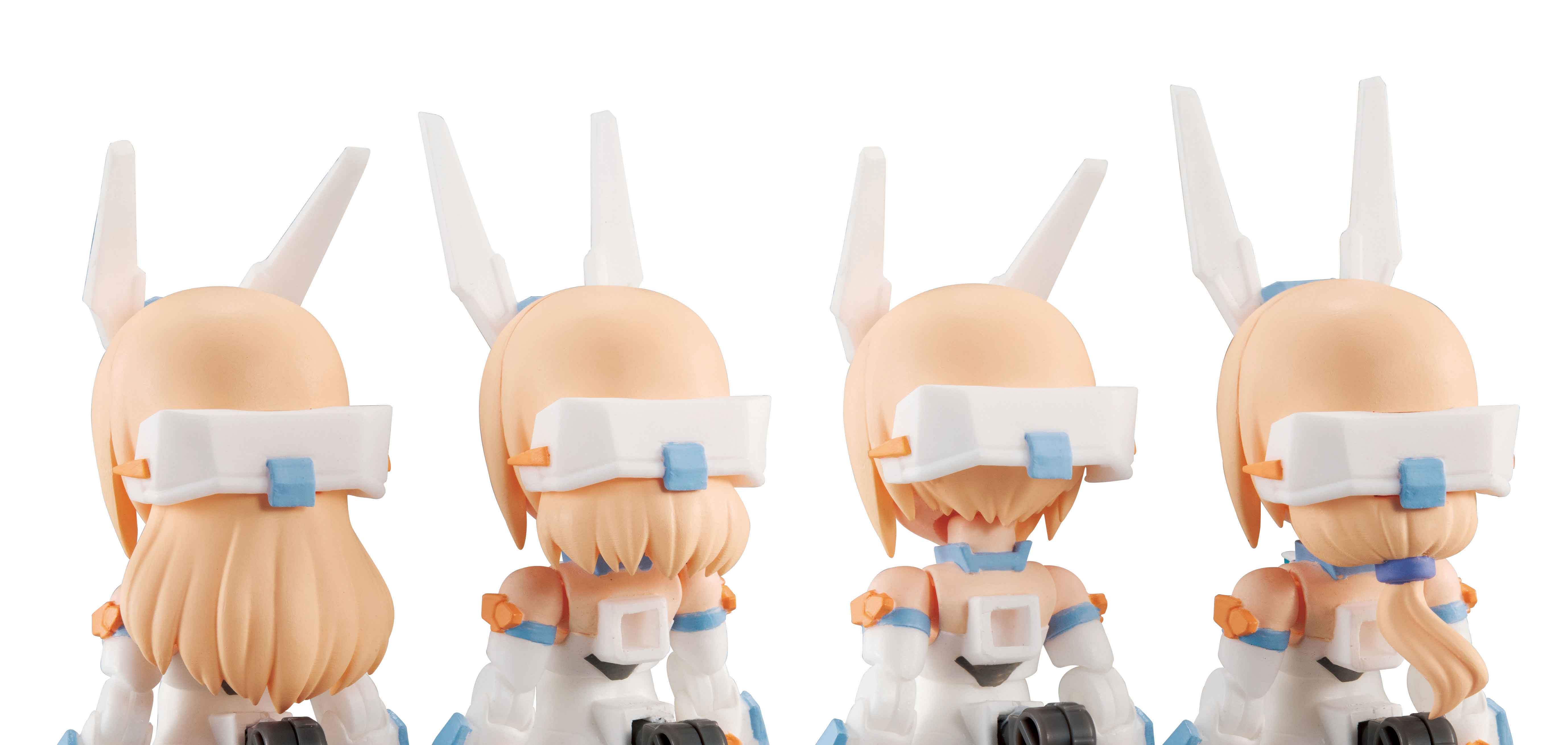 Desktop Army Vol 8 Frame Arms Girl KT 240F Baselard Series - 4-Piece Trading Figure Box Set | Anime Collectibles for Display & Gaming Scenes