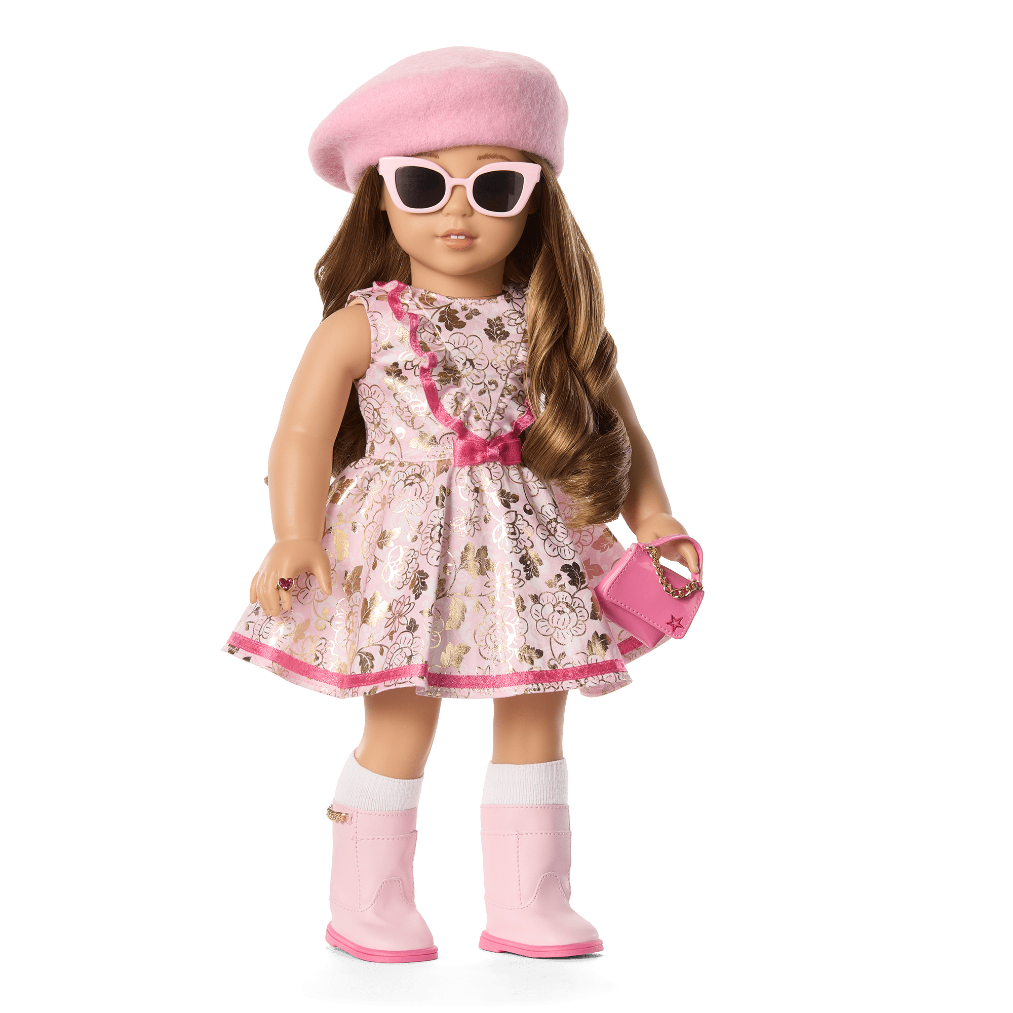 Stylish Pink Fashion Accessories for 18 Inch Dolls - Perfect for Playtime, Collecting & DIY Doll Dressing