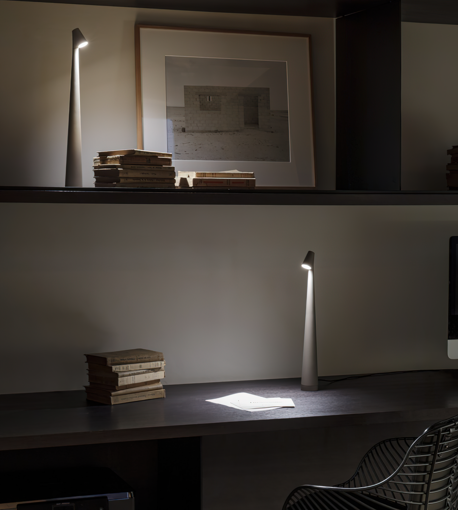 Portable Table Lamp - Handmade African Design, USB Rechargeable & Adjustable Brightness for Bedroom, Living Room, and Outdoor Camping
