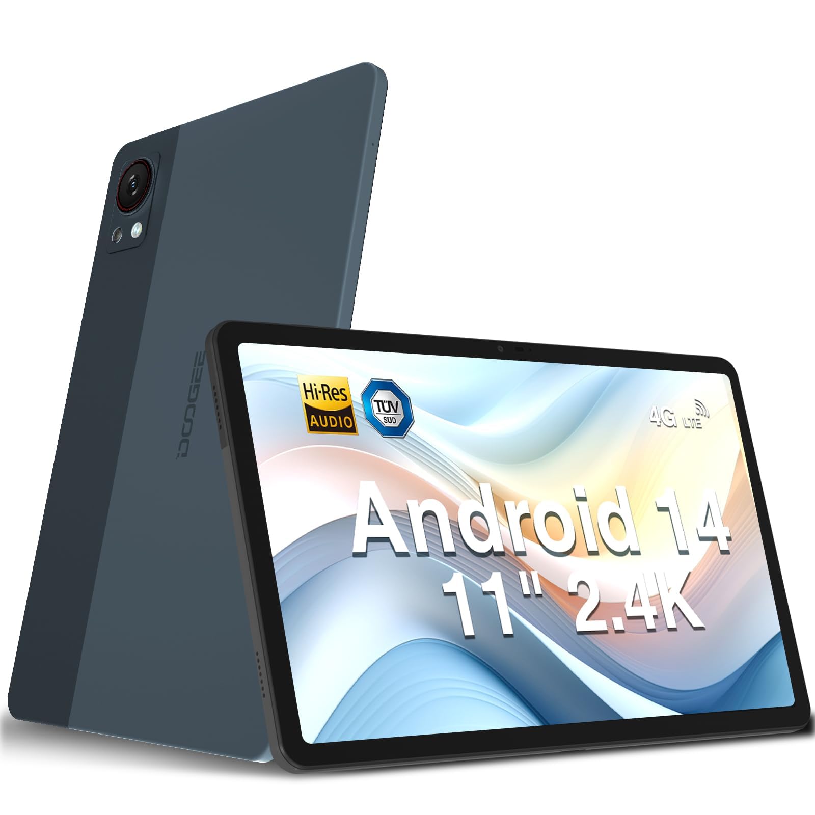 DOOGEE T30SE 11 Inch Android 14 Tablet - 128GB ROM (Expandable to 2TB) 2.4K IPS Gaming Tablet with Keyboard, 8580mAh Battery, Dual 4G LTE 5G WiFi, 13MP + 5MP Camera - Includes Stylus, Mouse & Protective Case - Perfect for Work, Study & Entertainment