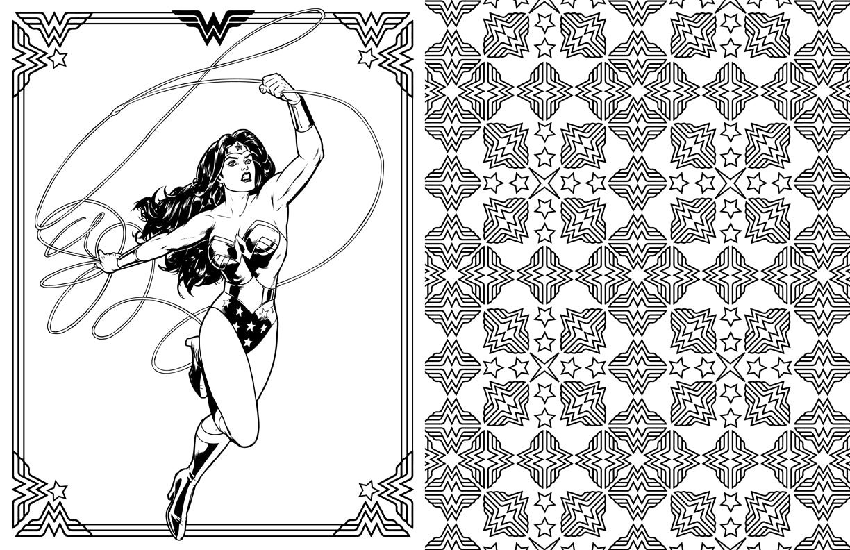 DC Comics Coloring Book for Adults & Kids - Superhero & Villain Art Therapy for Stress Relief & Creativity | Perfect for Gifts, Parties & Relaxation