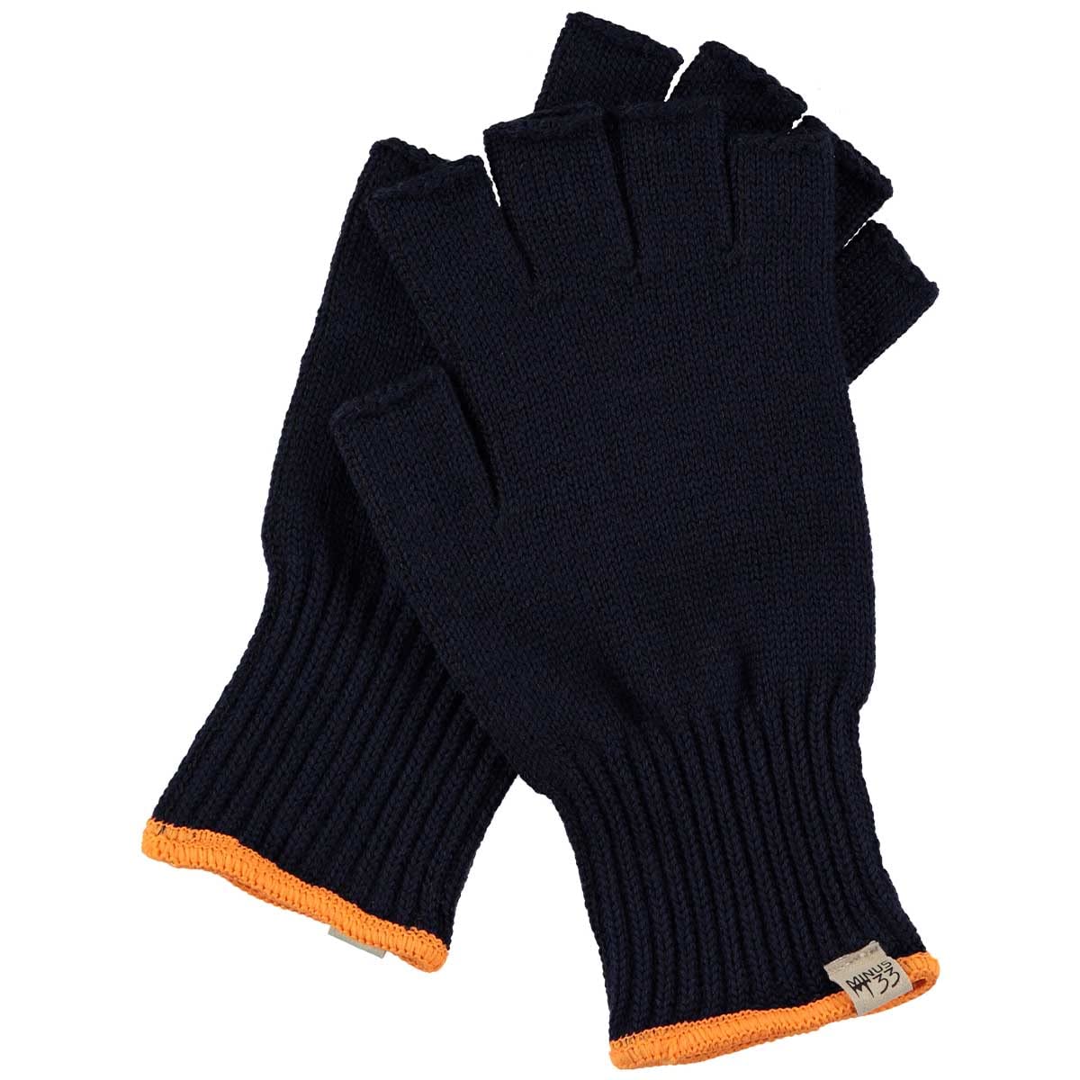 Minus33 Merino Wool Fingerless Gloves - Warm Thermal Knitted Half Finger Gloves for Hunting, Hiking & Outdoor Activities | Cold Weather Hand Protection