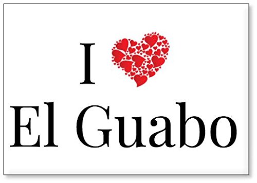 I Love El Guabo Refrigerator Magnet - Souvenir Gift for Travel Lovers, Perfect for Fridge, Office, or Home Decor (Design 1)