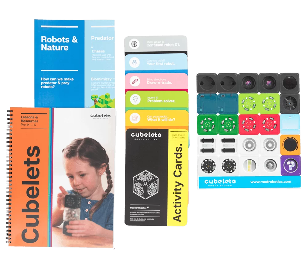 Cubelets Lesson Plan Bundle: Launchpad Edition for PreK & Kindergarten - STEM Robotics Learning Kit for Early Education Classroom Activities