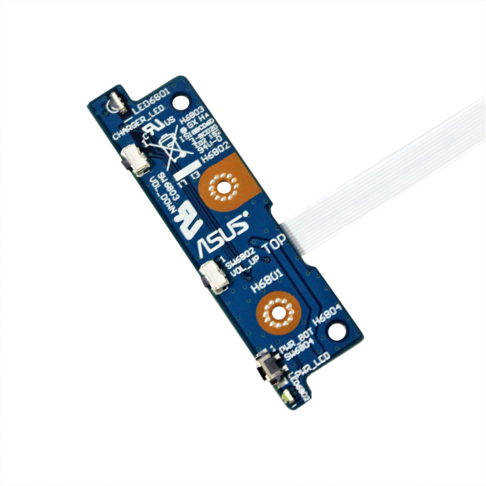 GinTai Replacement Laptop Power Switch Button Board with Cable for Asus Zenbook Flip 13.3