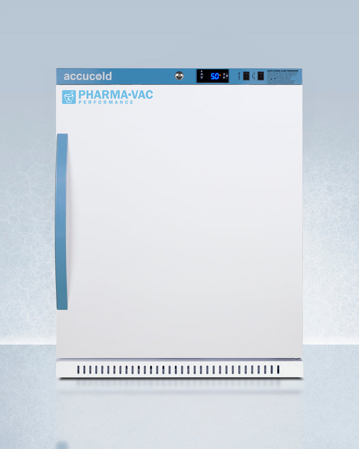 Accucold 6 Cu.Ft. Medical Vaccine Refrigerator with ADA Compliant Height - ARS62PVBIADA | Perfect for Clinics, Pharmacies & Vaccine Storage Facilities