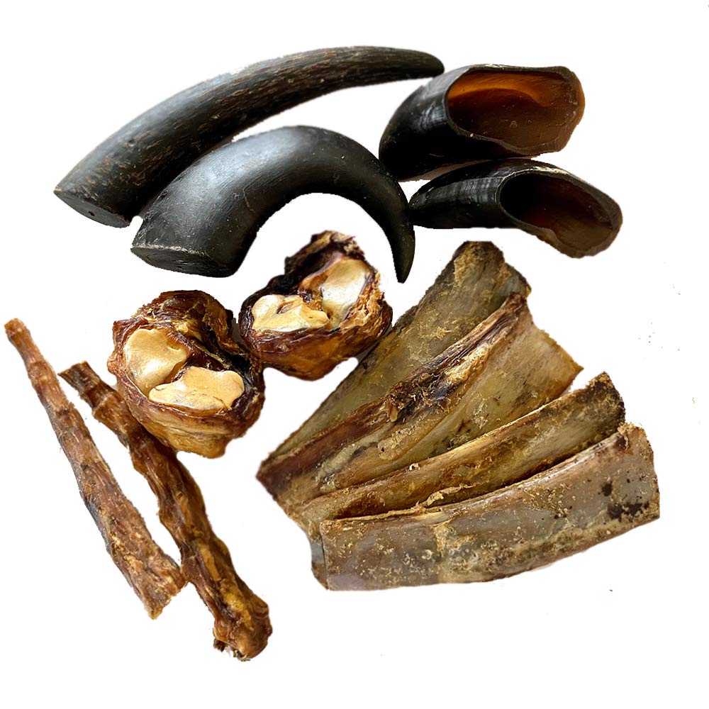 12-Piece Water Buffalo Chews Value Pack - Natural, Long-Lasting Dog Dental Treats for Healthy Teeth & Gums - All Breeds & Sizes - Perfect for Teething Puppies & Aggressive Chewers - Ideal for Indoor & Outdoor Playtime