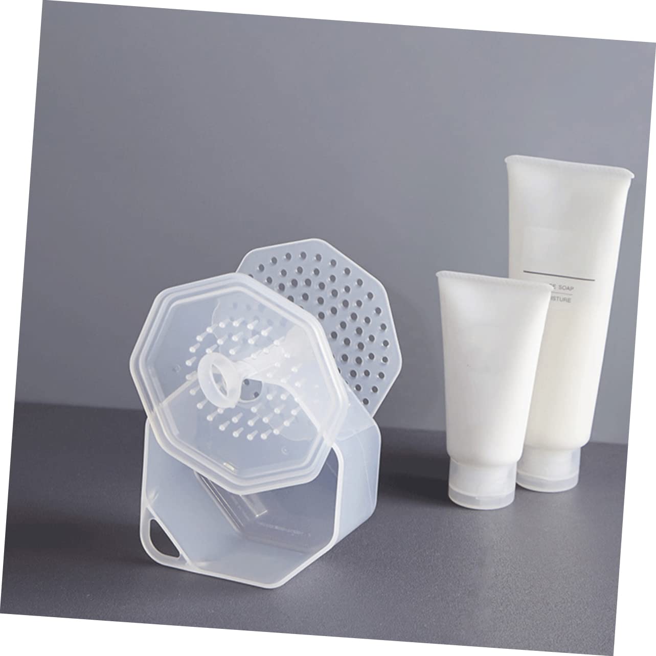2 Pack Portable Bubble Bottle for Face Care - Rich Foam Maker for Skincare & Makeup - White Bubble Cleansing Tool for Deep Cleaning & Relaxation - Perfect for Daily Skincare Routine & Spa Day at Home