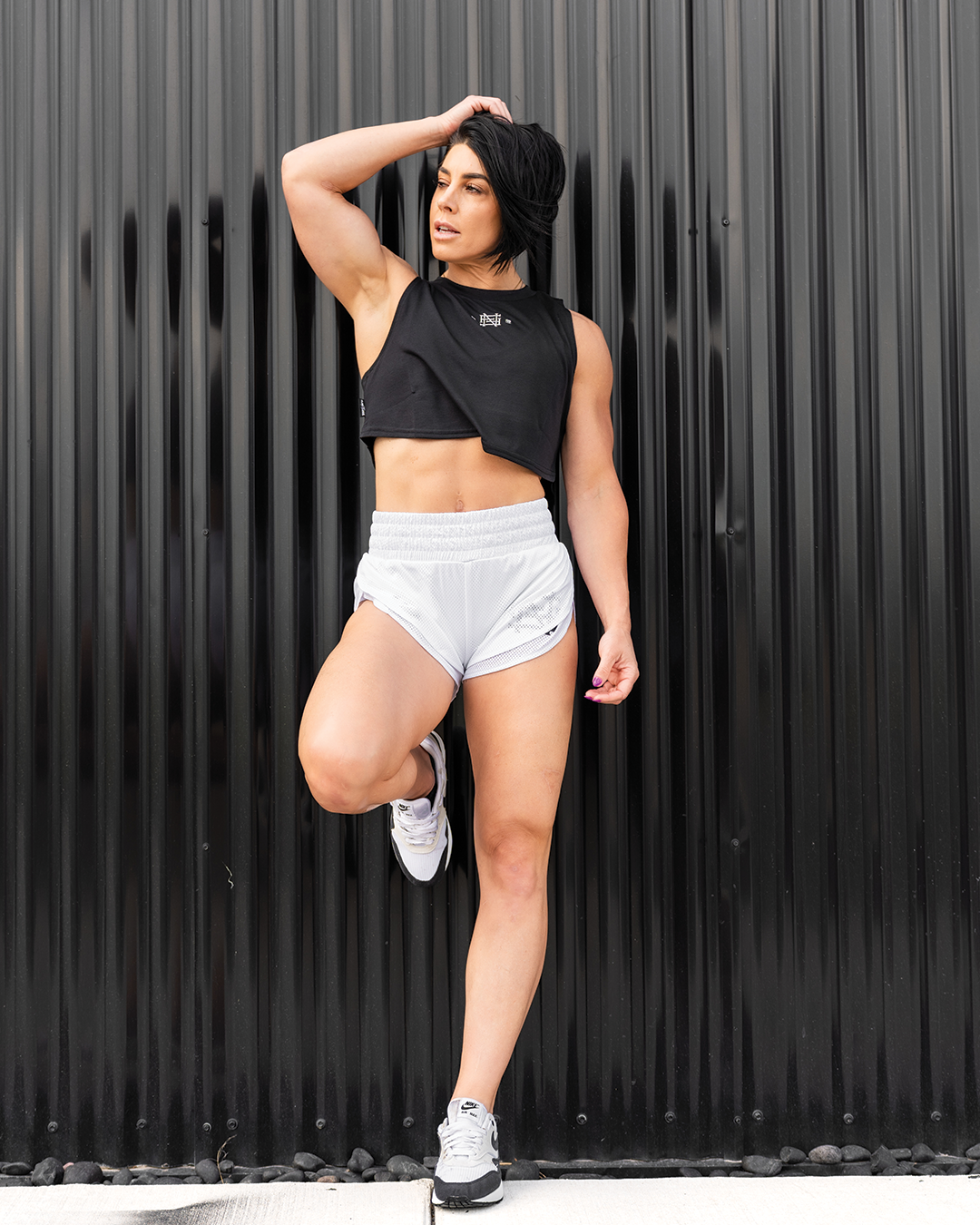 Women's Momentum Mesh Shorts - Breathable & Comfortable White Athletic Shorts for Running, Yoga & Gym Workouts