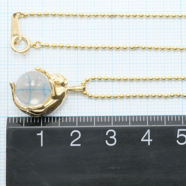 18K Yellow Gold Quartz Necklace for Women - Elegant & Durable Jewelry Gift for Birthday, Anniversary, Valentine's Day - Perfect for Everyday Wear & Special Occasions