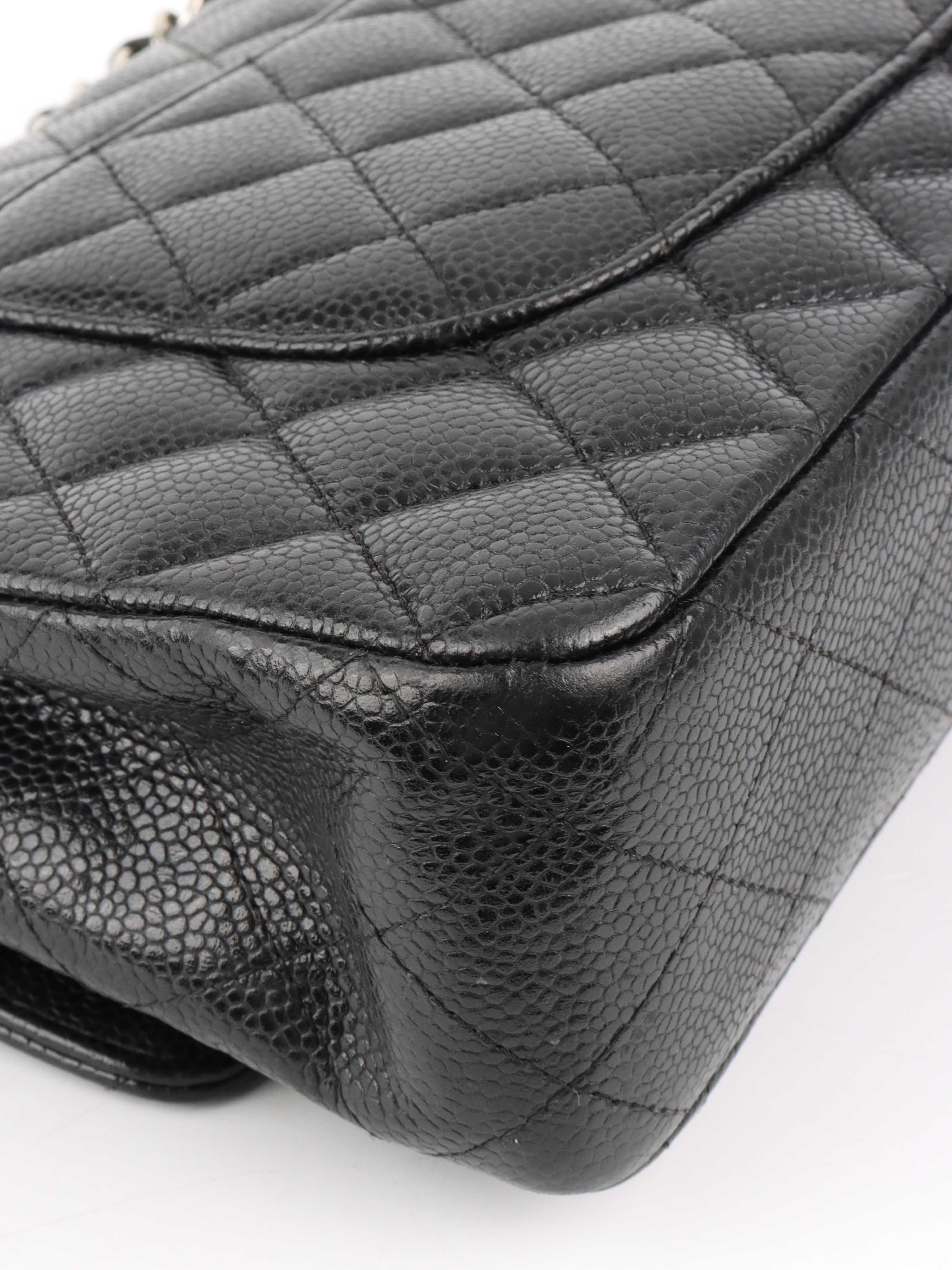 Chanel Medium Black Caviar Classic Flap Bag - Luxury Designer Handbag for Women | Perfect for Work, Evening Events & Everyday Use
