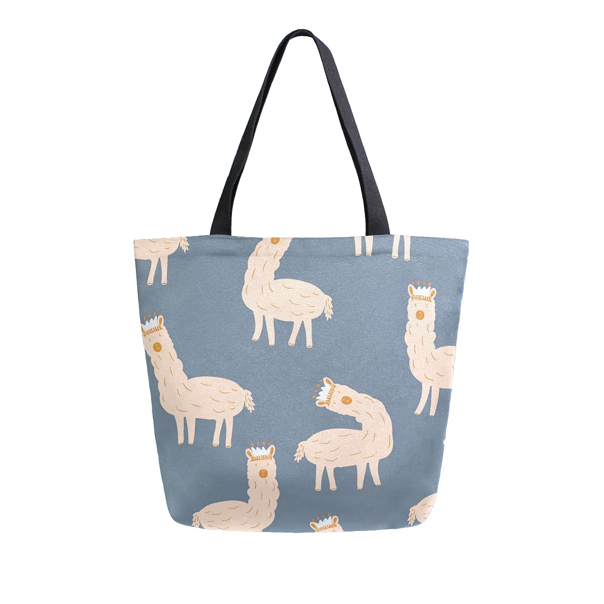 SUABO Large Canvas Tote Bag for Women - Reusable Grocery Shopping Bag, Casual Shoulder Handbag for Outdoors, Travel, Beach & Daily Use