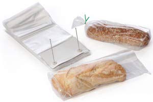 BR-WI14243 14x24 Inch Clear Bread Bags with 3