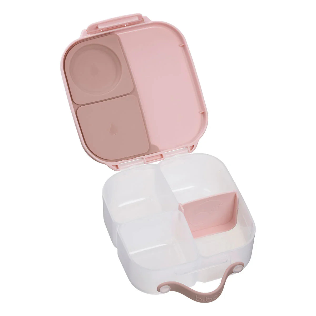 b.box MINI Lunch Box for Kids - Insulated, Leak-Proof & BPA-Free | Blush Crush Color | Perfect for School, Picnics & Travel Snacks