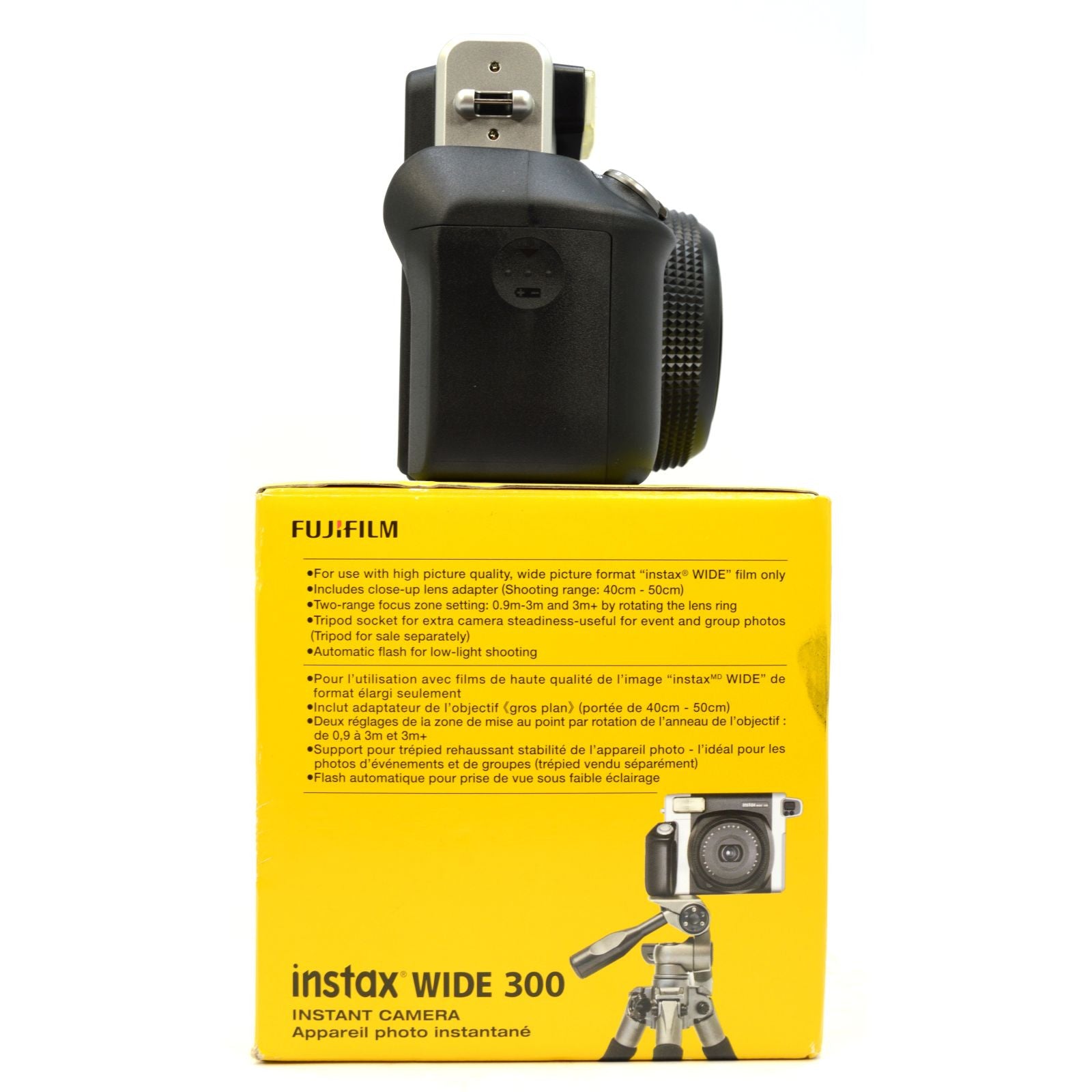 FUJIFILM INSTAX WIDE 300 Instant Film Camera - Brand New in Box (No Film Included) - Perfect for Weddings, Parties & Instant Photography Enthusiasts