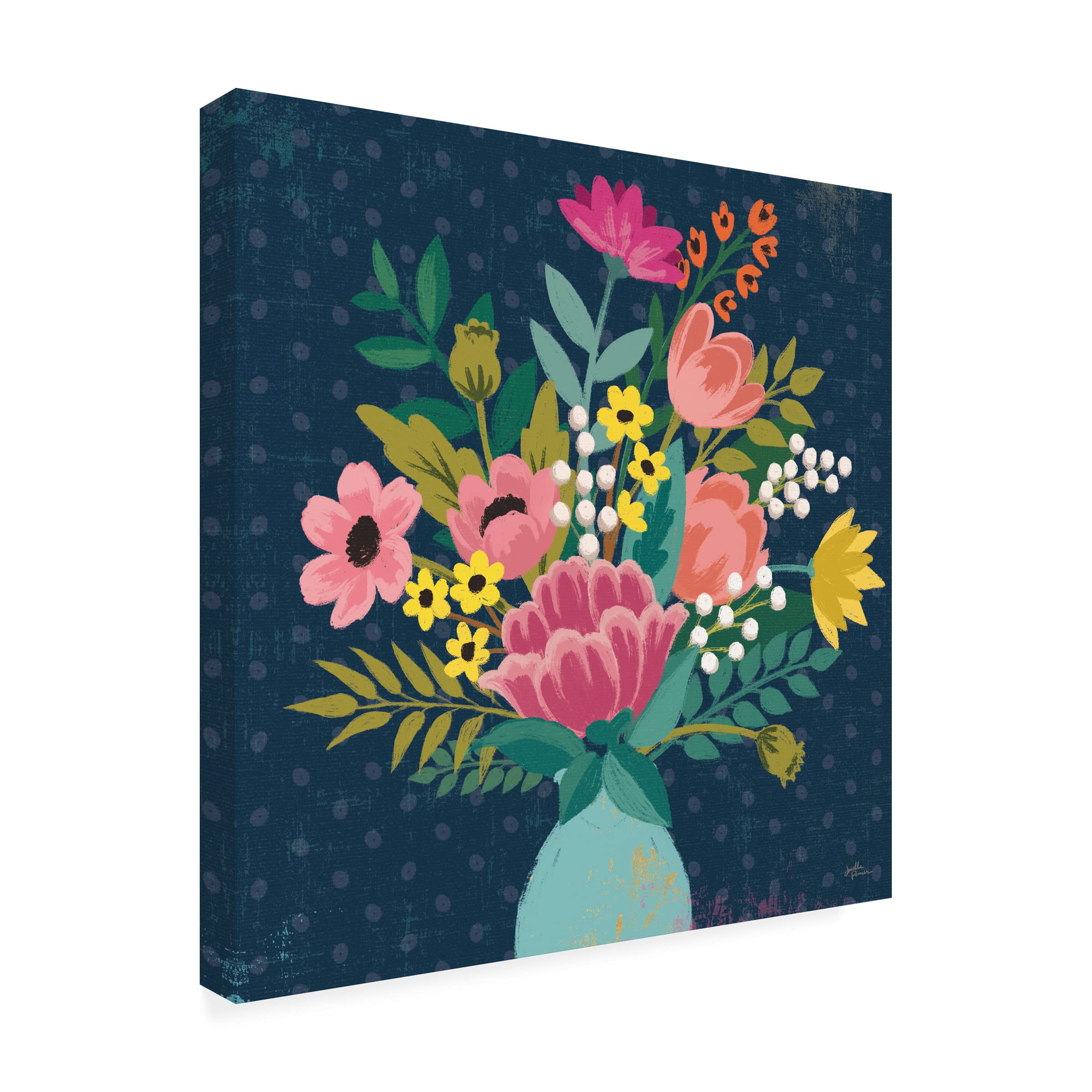 Janelle Penner Romantic Luxe VI Pastel Canvas Art Print - Modern Abstract Wall Decor for Living Room, Bedroom & Office - Trademark Fine Art Collection