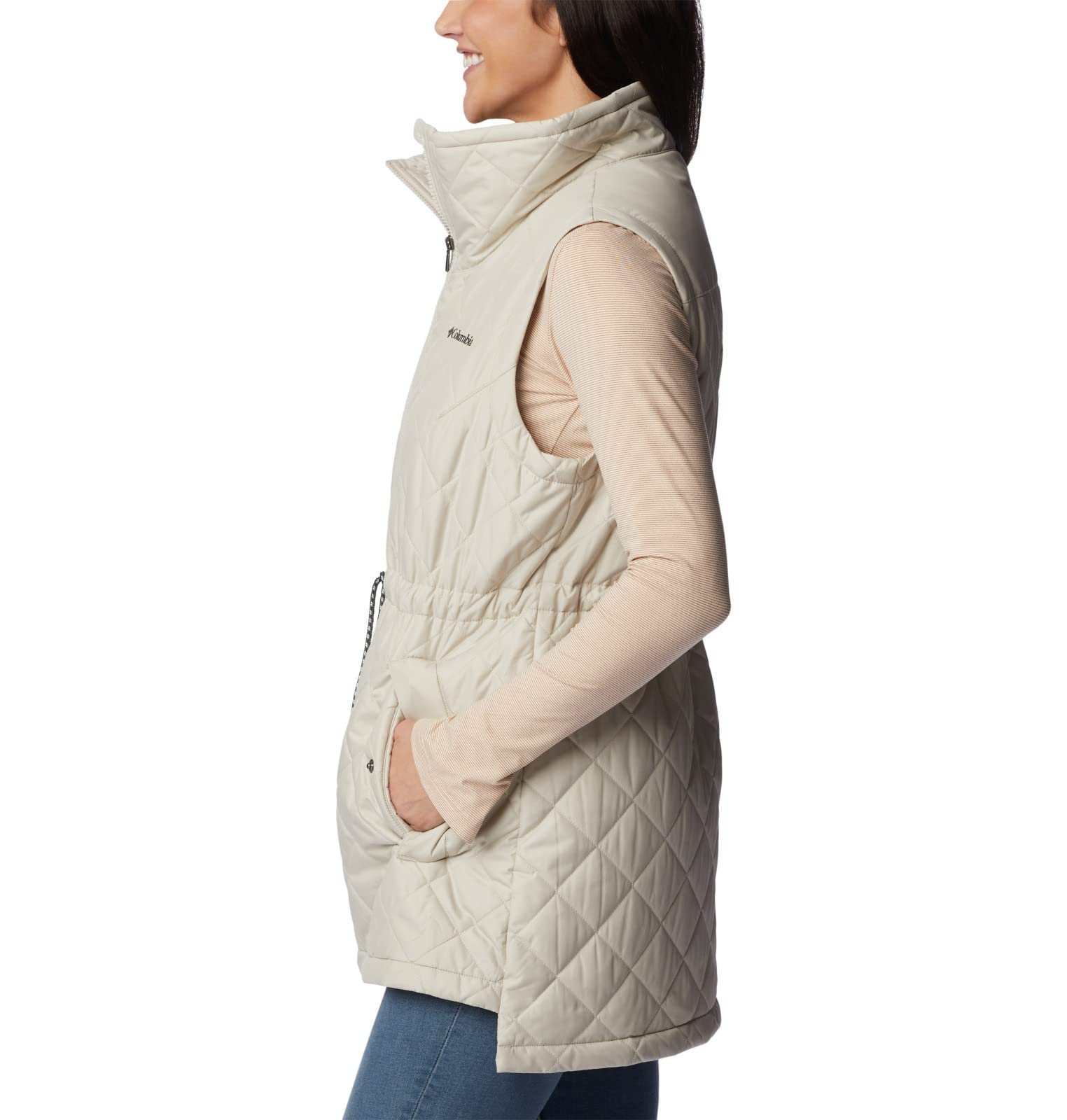 Columbia Women's Copper Crest Mid Vest - Lightweight Insulated Puffer Vest for Hiking, Running & Outdoor Activities