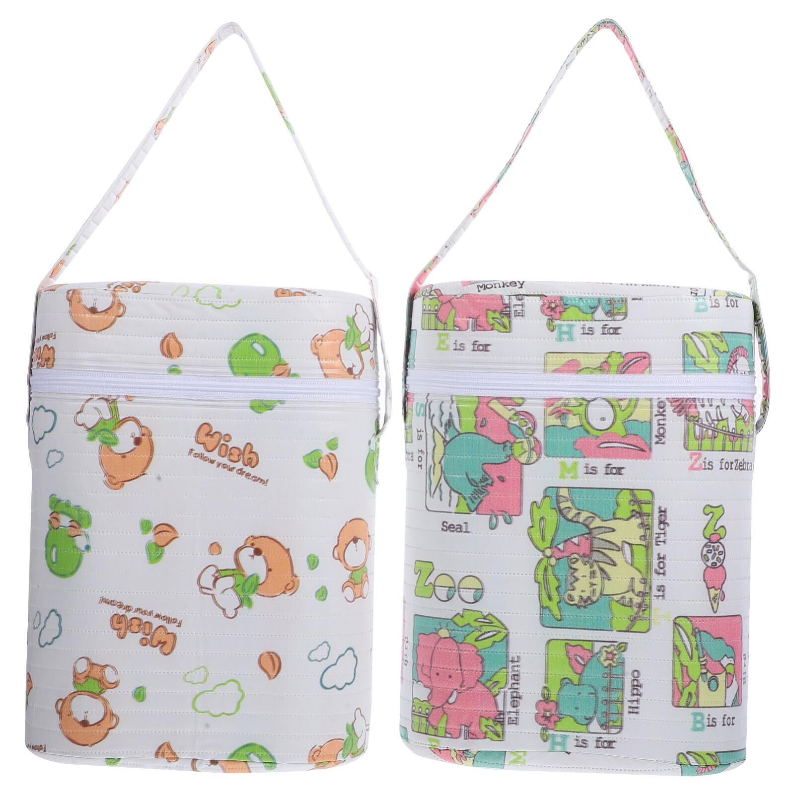 iBasenice Insulated Baby Bottle Warmer Bag - Portable Breast Milk Warmer & Storage for Travel, On-the-Go - Perfect for Daycare, Road Trips & Outdoor Feeding