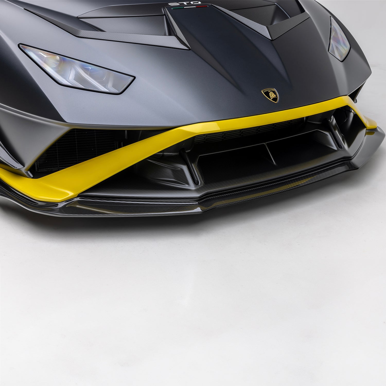 Huracan STO Carbon Fiber Front Spoiler - High-Performance Aero Upgrade for Lamborghini Huracan STO | Track & Street Racing Enhancement