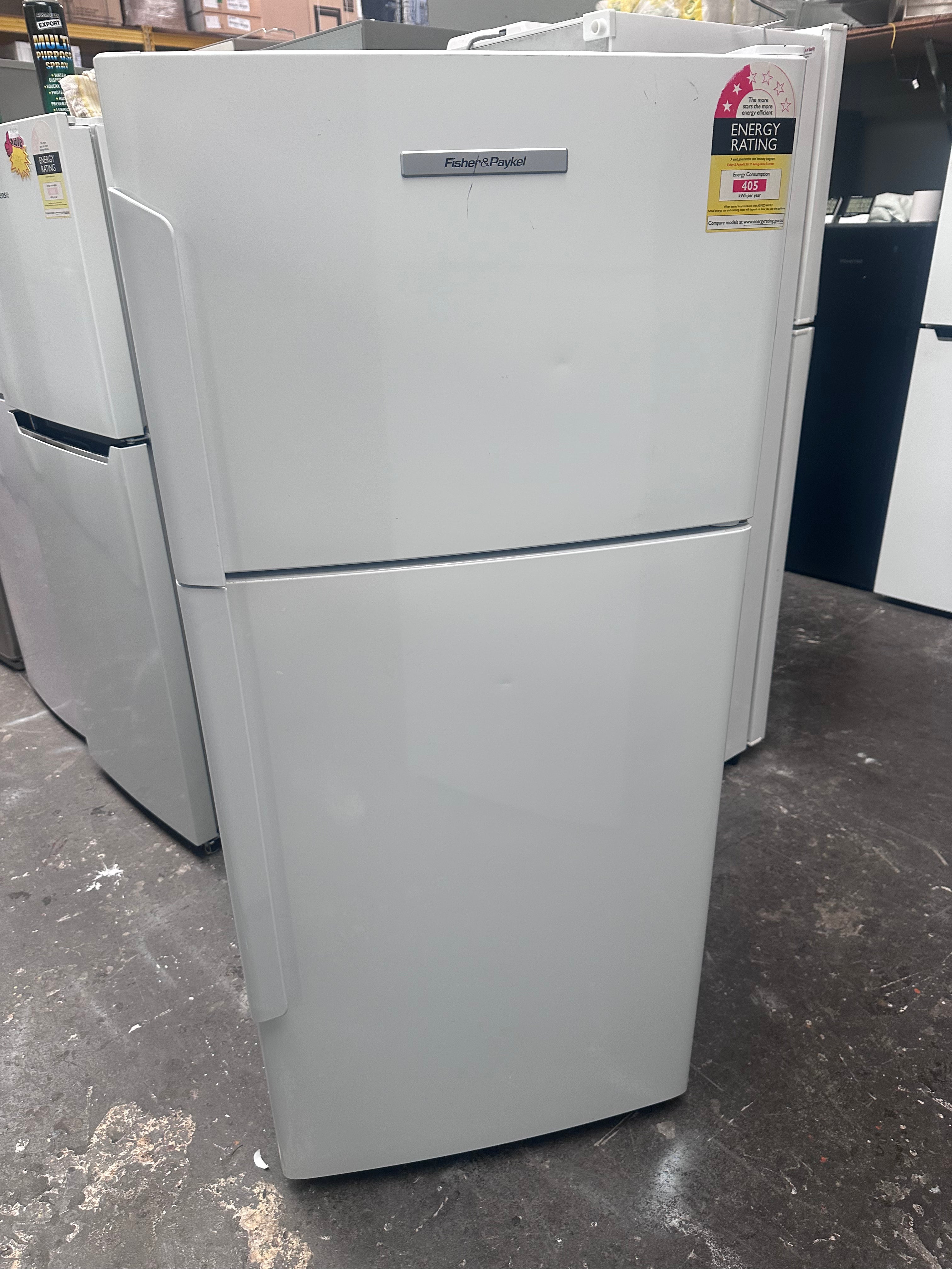 Fisher & Paykel 329L Top Mount Refrigerator - Energy Efficient French Door Fridge with Spacious Interior for Modern Kitchens | Perfect for Family Homes & Open Plan Living Spaces