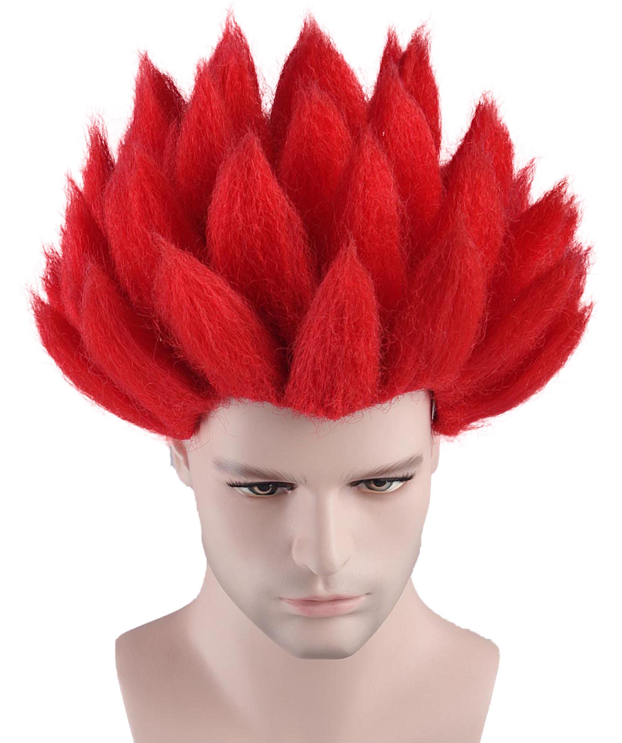 Red Dragon HM-023 Cosplay Wig - Long Wavy Anime Costume Wig for Halloween, Cosplay, Parties & Themed Events - Perfect for Fantasy Characters & Costume Enthusiasts
