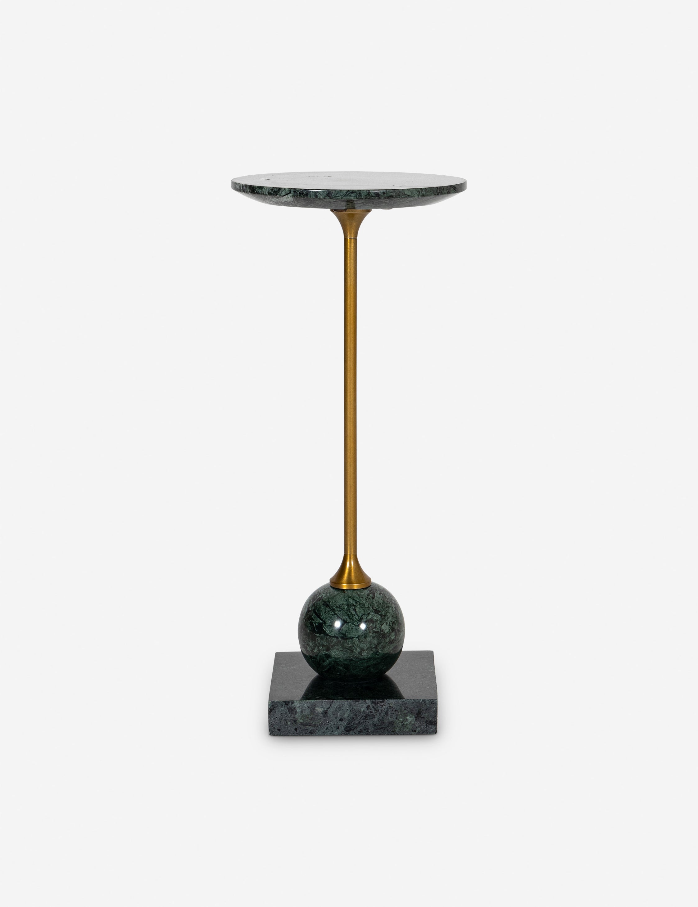 Round Side Table - Modern Accent End Table for Living Room, Bedroom & Patio - Stylish Small Coffee Table with Sturdy Metal Base - Perfect for Home Decor & Small Spaces