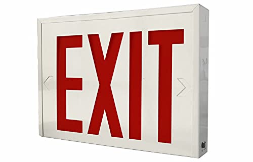 New York City Exit Sign - Durable & Compliant Emergency Exit Sign for Buildings, Offices & Public Spaces - Meets OSHA & NFPA Safety Standards