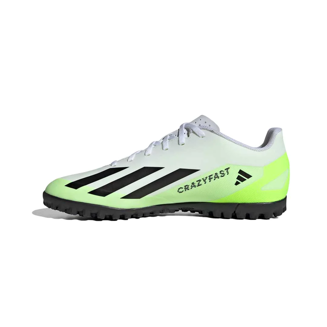 adidas X Crazyfast.4 Turf Soccer Cleats for Men - Lightweight Football Shoes with Enhanced Traction for Artificial Grass - Perfect for Training & Matches on Turf Fields