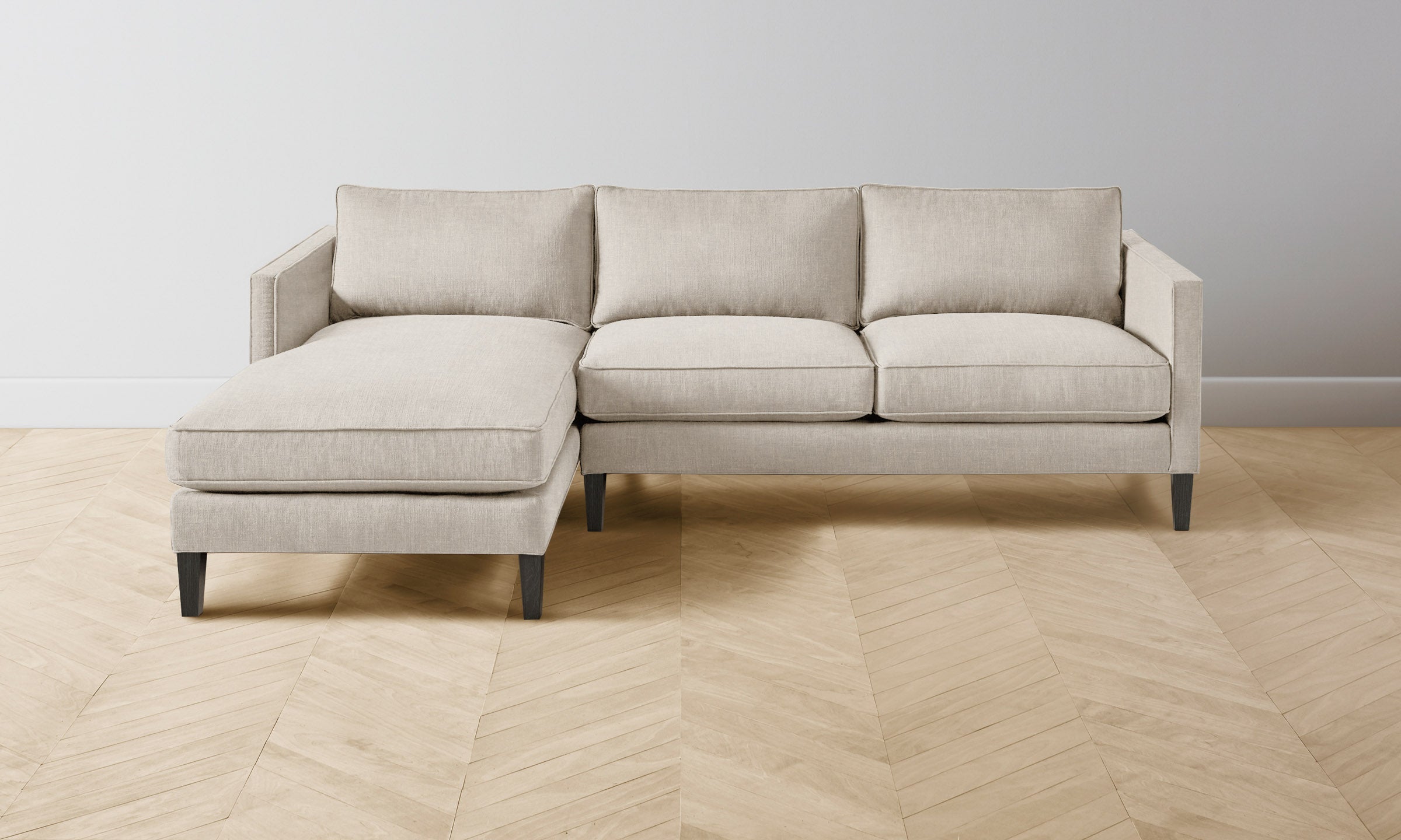 Premium Crosby Sectional Sofa with Heritage Belgian Linen Upholstery - Luxury Comfort for Living Room, Lounge & Family Gatherings