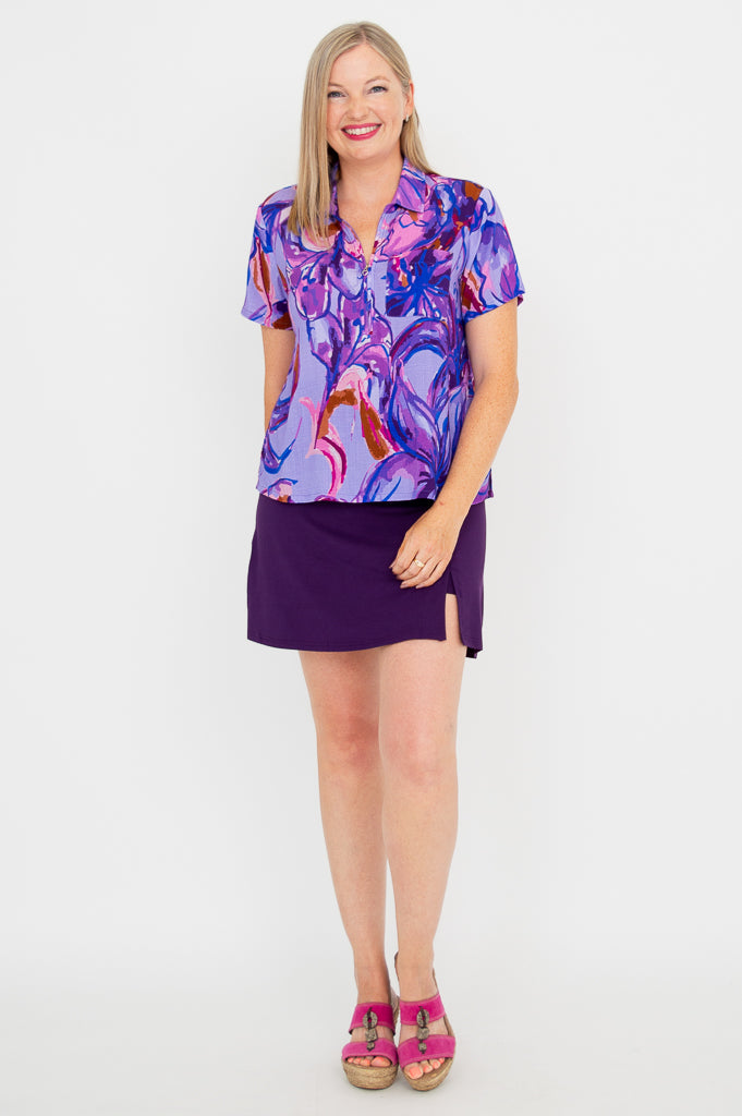 Lala Top - Lily Love Linen Bamboo Blouse for Women | Breathable & Comfortable Summer Wear for Casual Outings & Beach Vacations