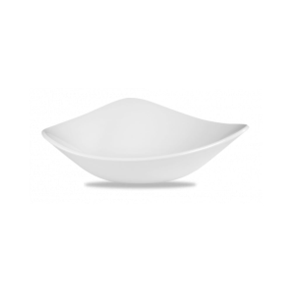 Premium Churchill 21.1 Oz. Super Vitrified Lotus Triangle Bowl - Durable Ceramic Serving Dish for Soups, Salads & Desserts - Set of 12 (Case Pack) - WH TRB91 - Perfect for Restaurants, Catering & Home Entertaining