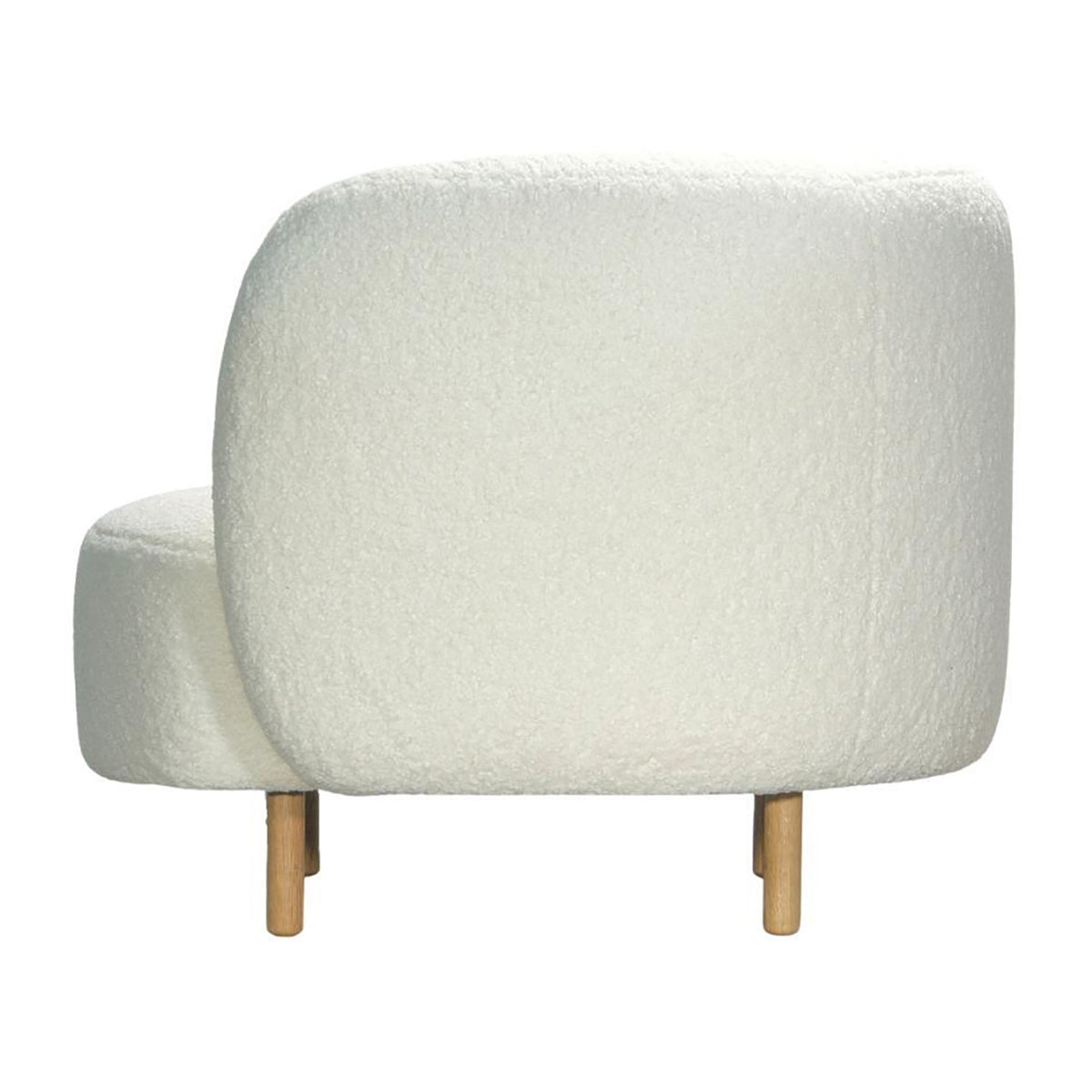 Luxury Faux Sheepskin Lounge Chair - Soft & Cozy Modern Accent Chair for Living Room, Bedroom, or Office - Perfect for Relaxing, Reading & Decor