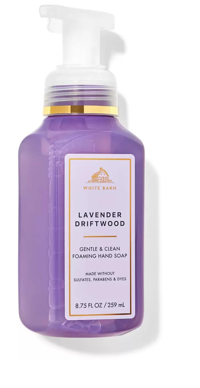 Bath & Body Works Foaming Hand Soap Set - 5 Pack with Sea Sandstone, White Tea Sage, Lavender Driftwood, Kitchen Mandarin & Morning Air Scents | Gentle Cleansing for Home, Office & Bathroom Use