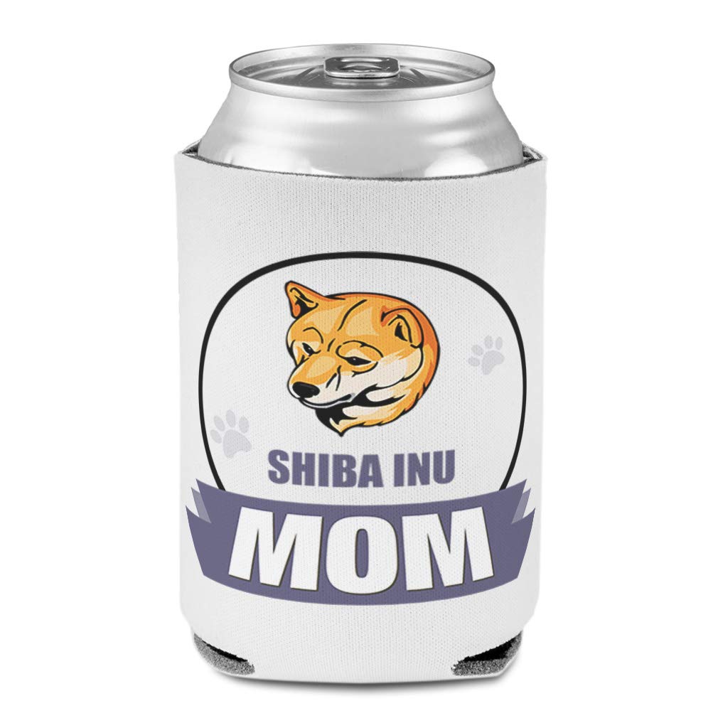 Insulated Can Sleeves for Beer & Drinks - Cute Shiba Inu Dog Design, Perfect for Pool Parties, BBQs & Gifts for Dog Lovers
