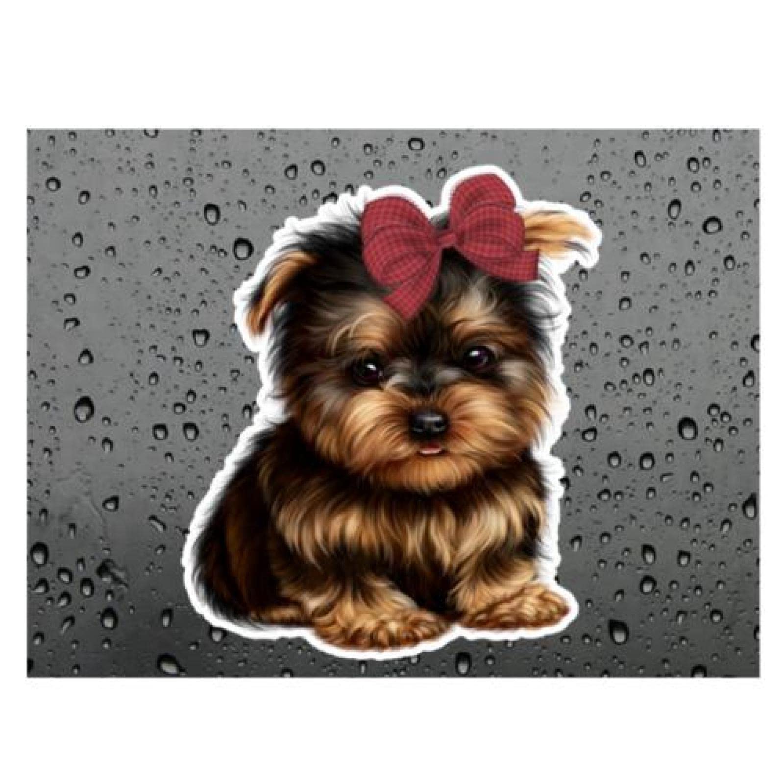 Funny Waterproof Dog Car Stickers - 2Pcs 25Cm Scratch Cover Decals for Dog Lovers | Perfect for Car Windows, Laptops & Pet Accessories - Dogs Are Man's Most Loyal Friends