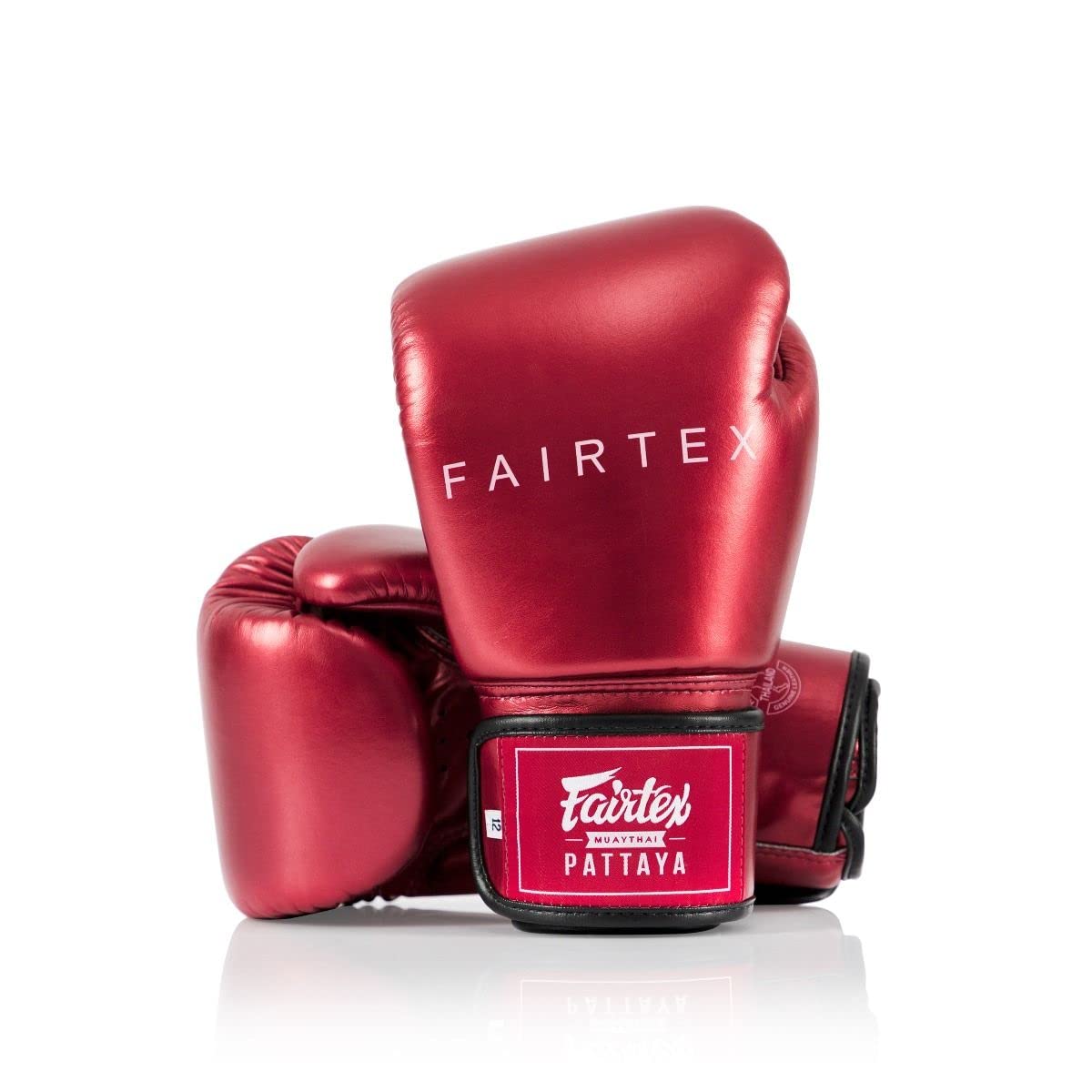 Fairtex Metallic Boxing Gloves for Men & Women - Premium Training & Sparring Gloves for Boxing, MMA, Kickboxing - Perfect for Gym, Home Workouts, and Martial Arts Training